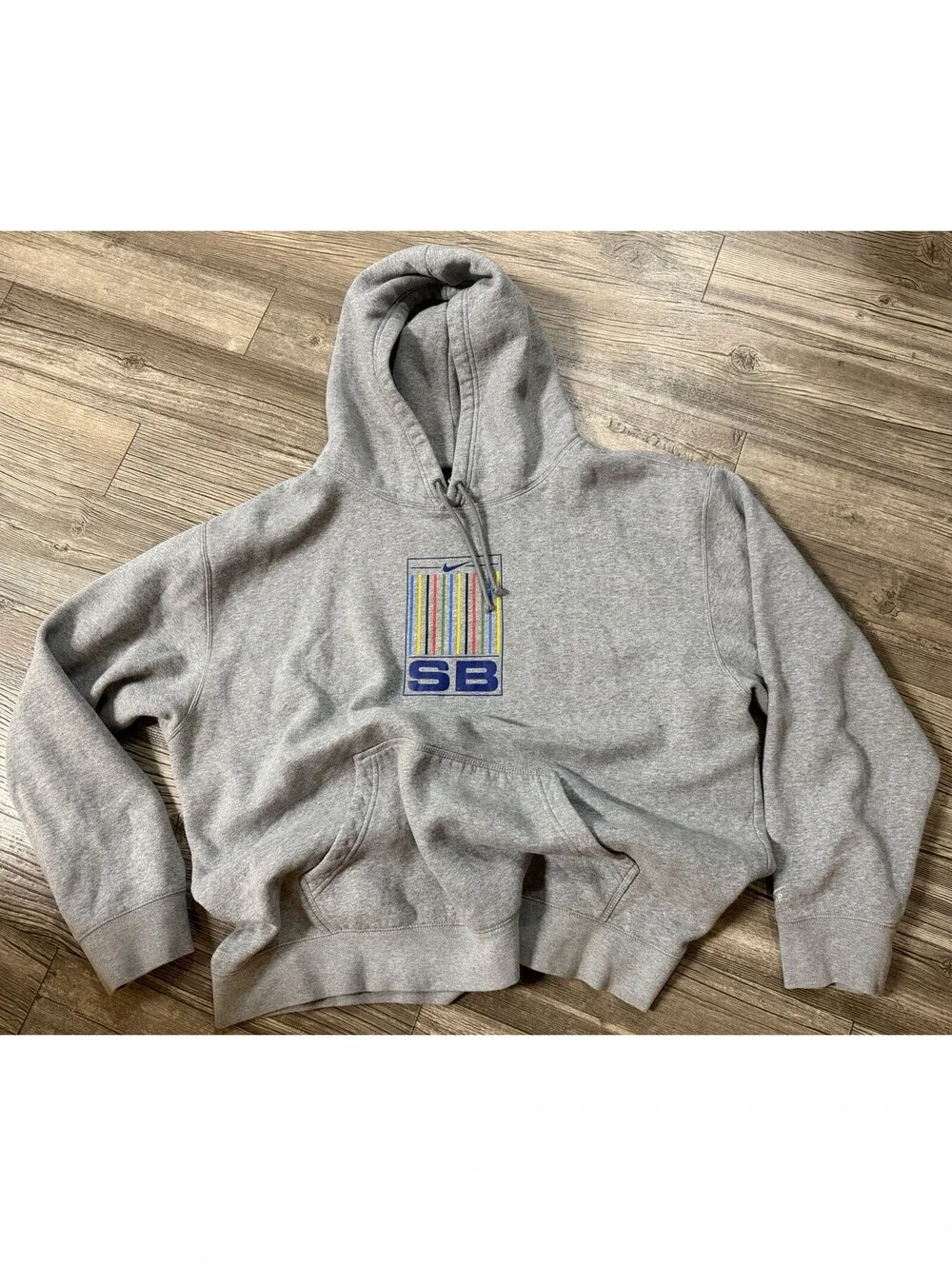 Nike SB Center Swoosh Hoodie Sweatshirt Mens XL Skateboarding